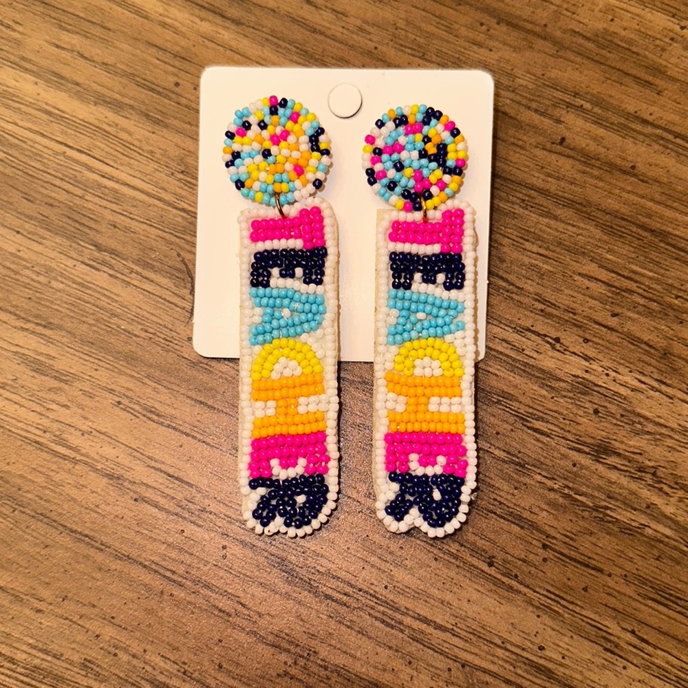 Teacher earrings